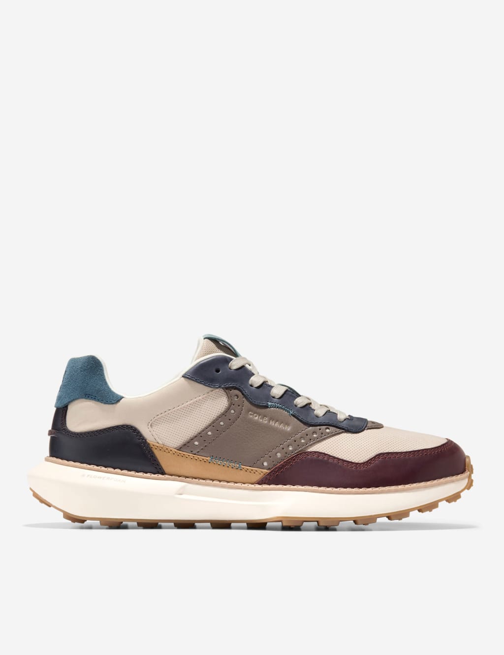 Leather Lace Up Trainers
