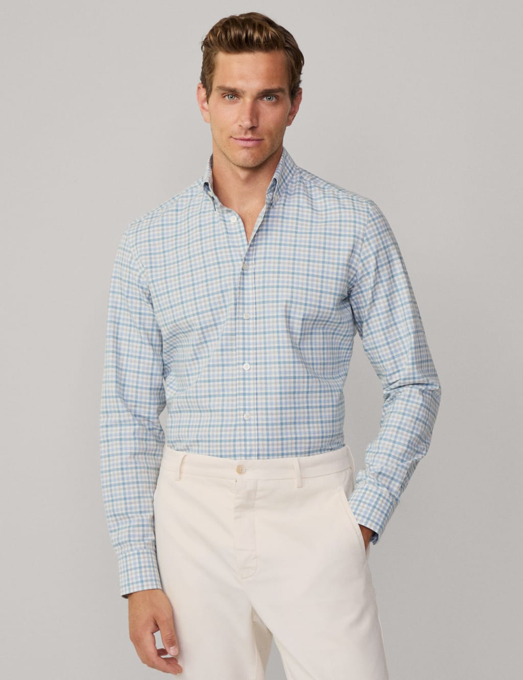 Pure Cotton Check Flannel Shirt