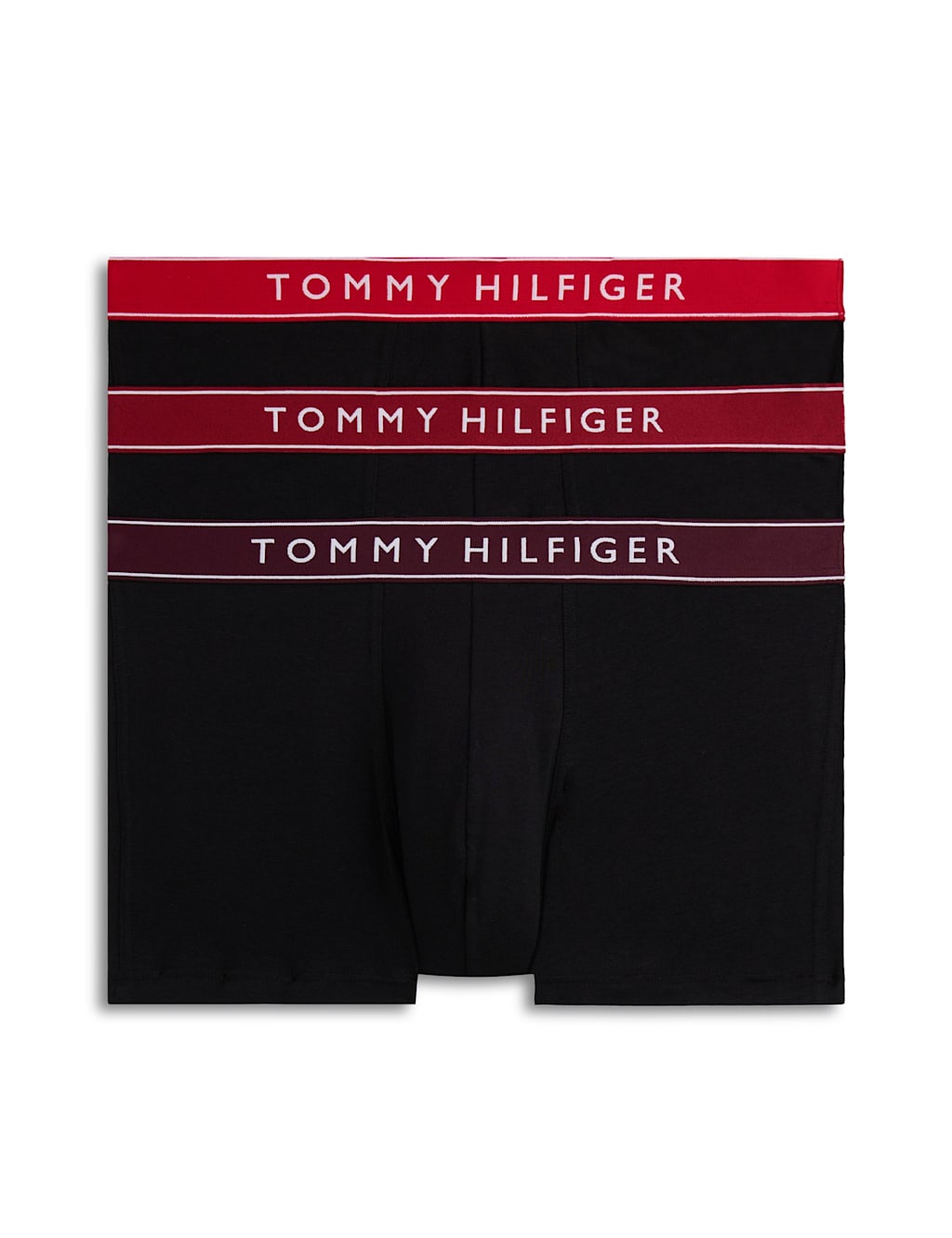 Tommy Hilfiger 3pk Everyday Essentials Cotton Rich Trunks Black Mix