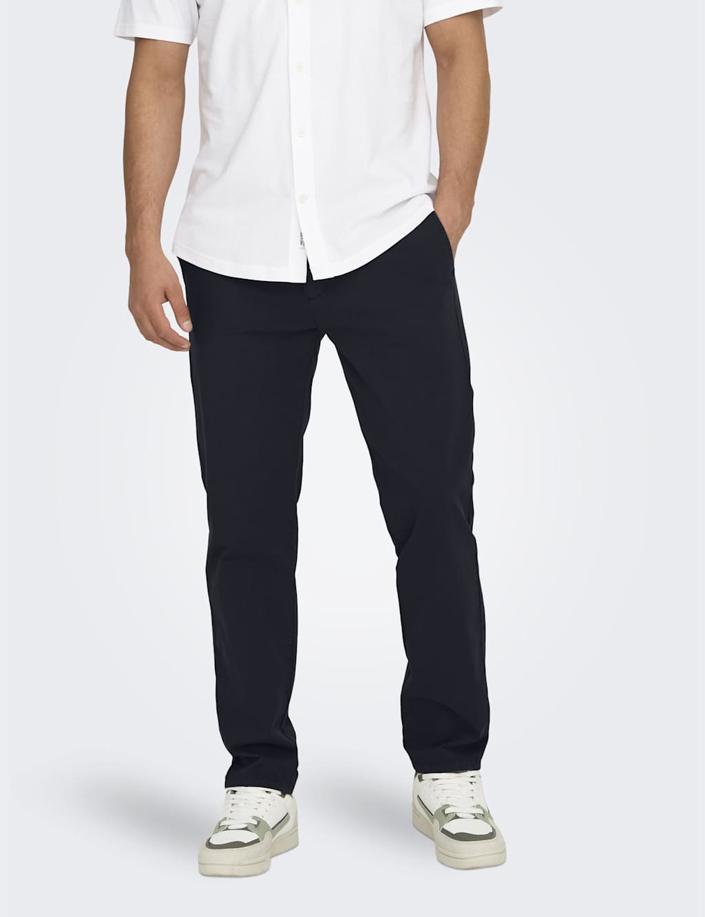 Regular Fit Lightweight Trousers