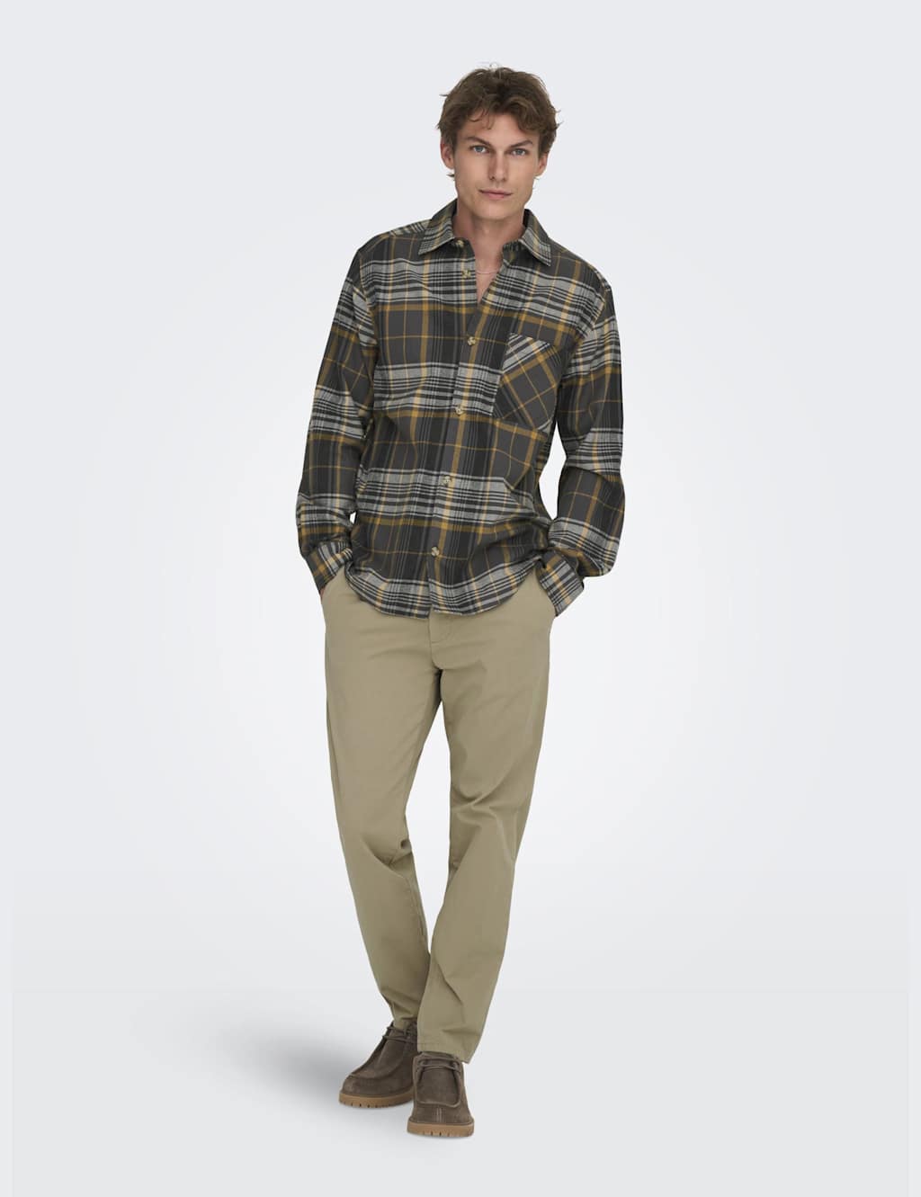 Regular Fit Lightweight Trousers