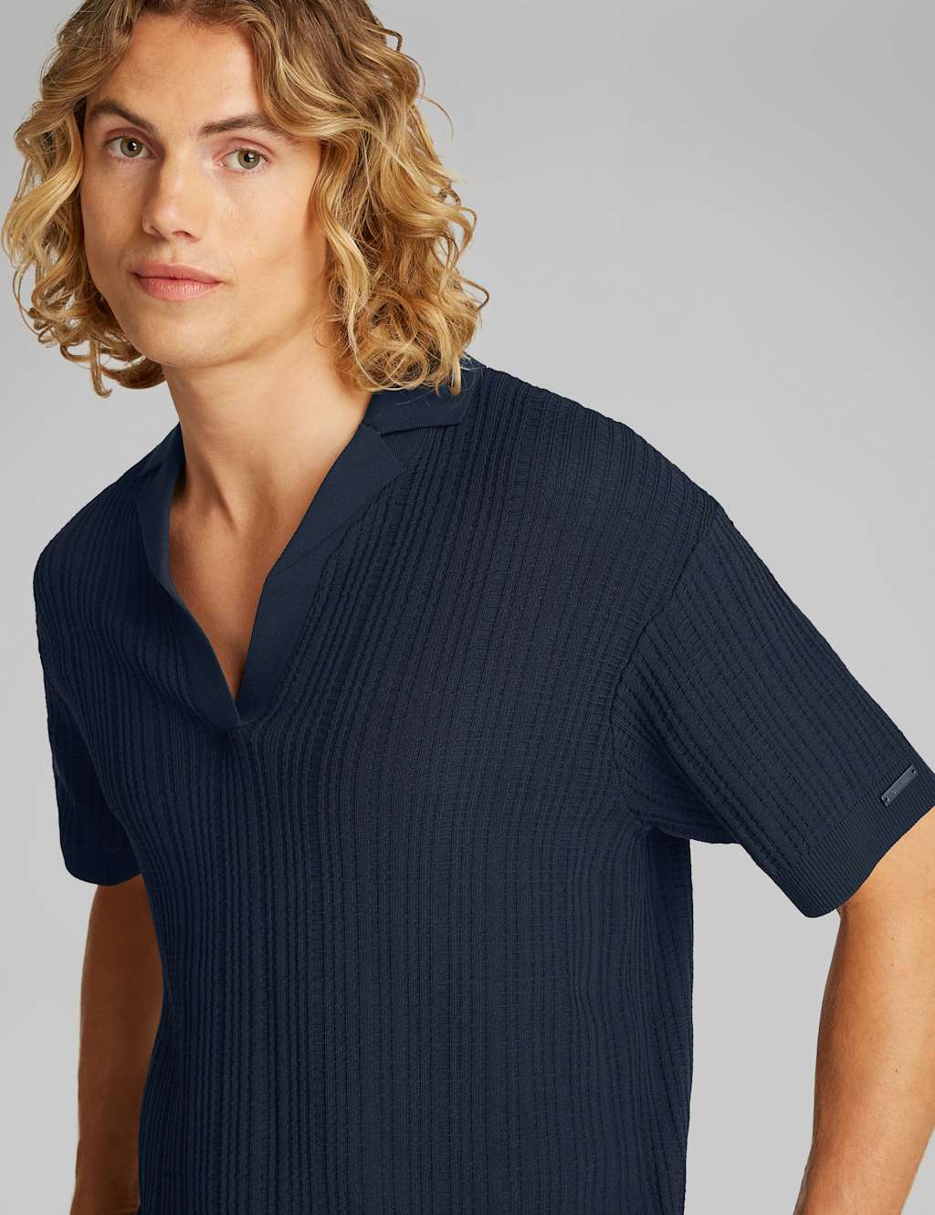 Lifestyle Fashion Knitted Polo Shirt