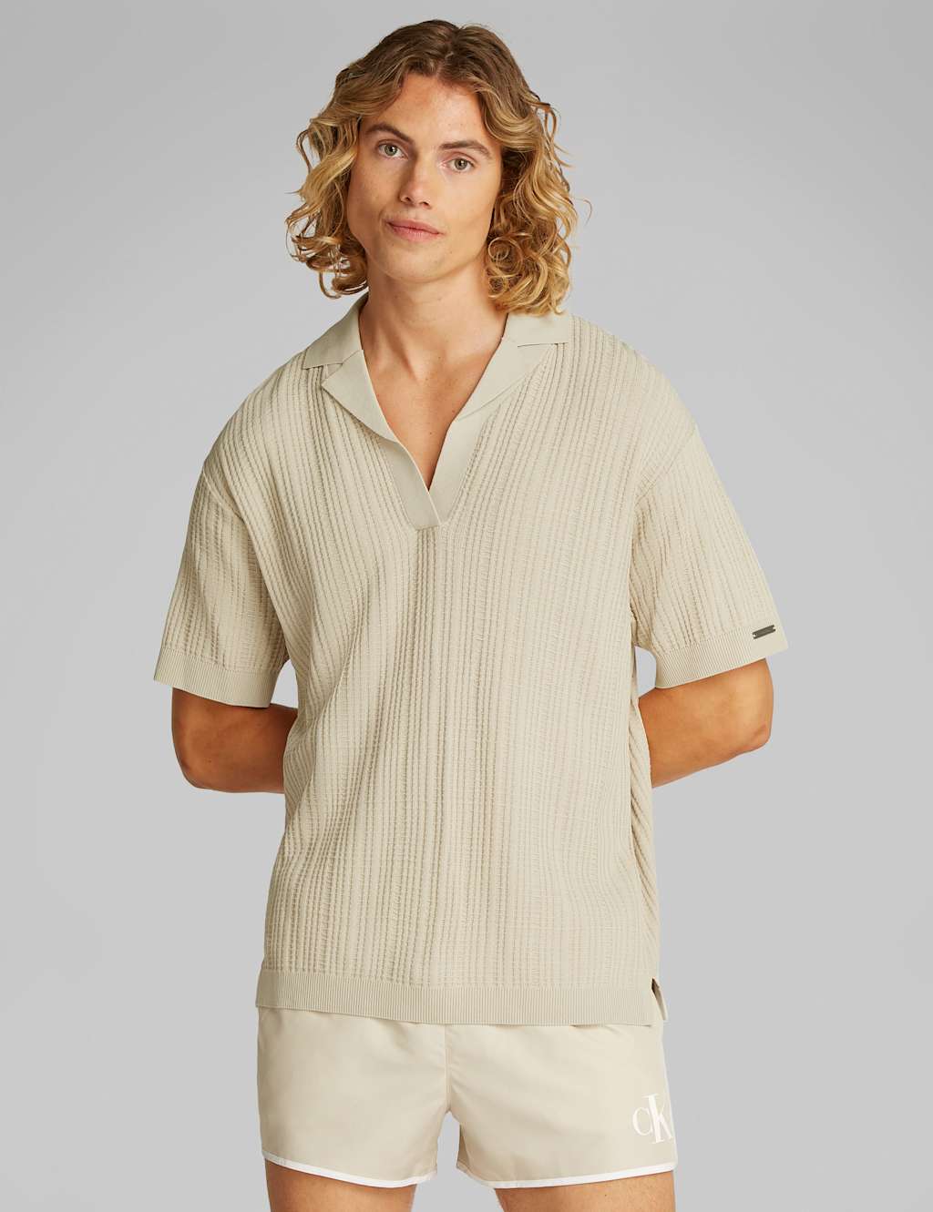 Lifestyle Fashion Knitted Polo Shirt