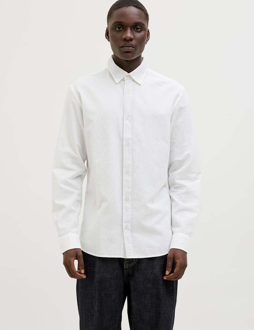 2pk Slim Fit Oxford Shirt with Linen