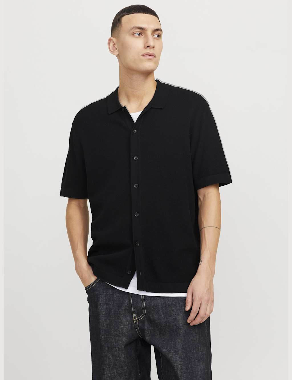 Cotton Rich Knitted Shirt