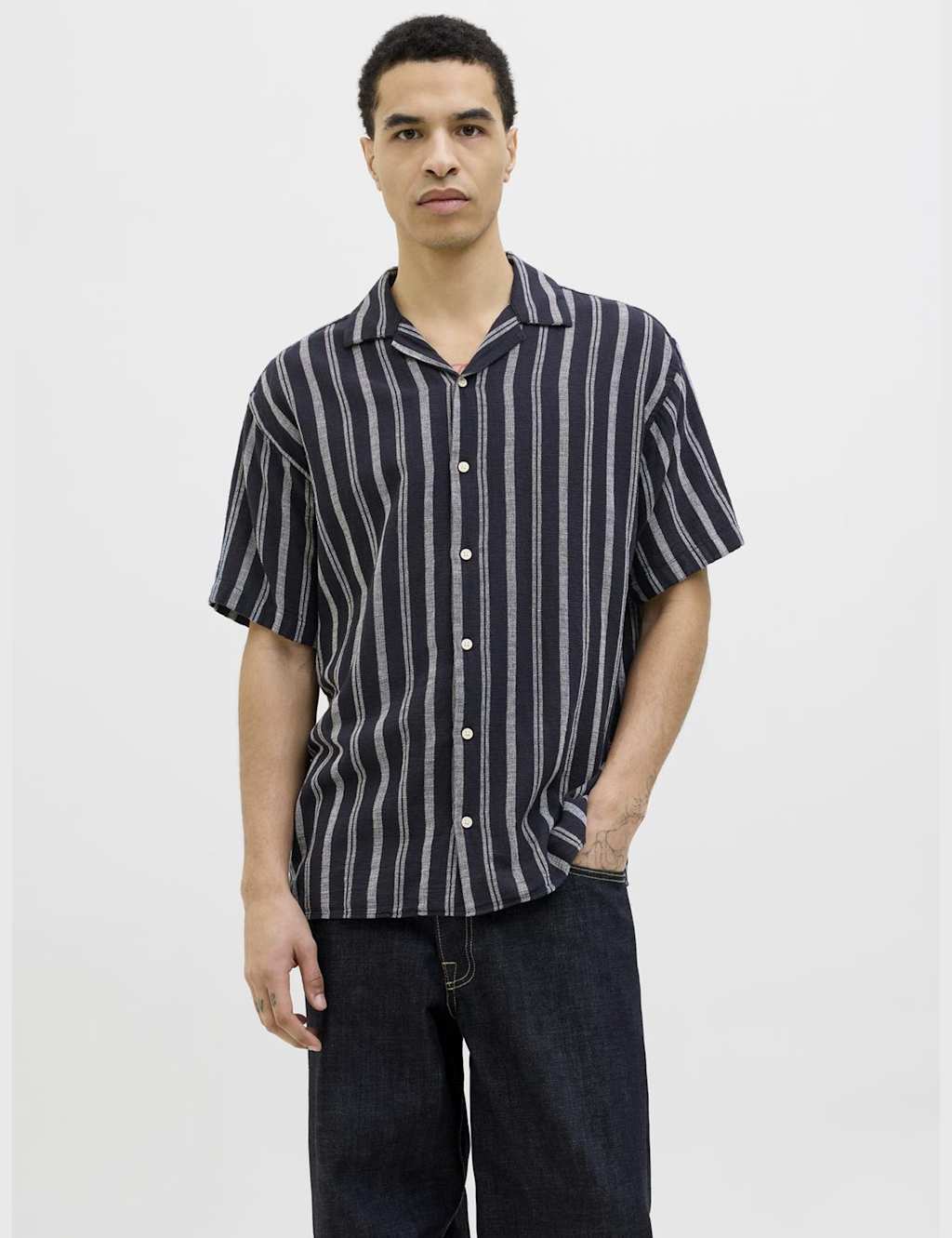 Pure Cotton Striped Shirt