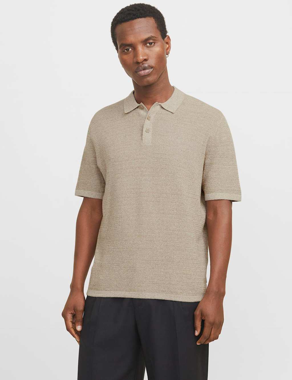 Cotton Rich Textured Polo Shirt