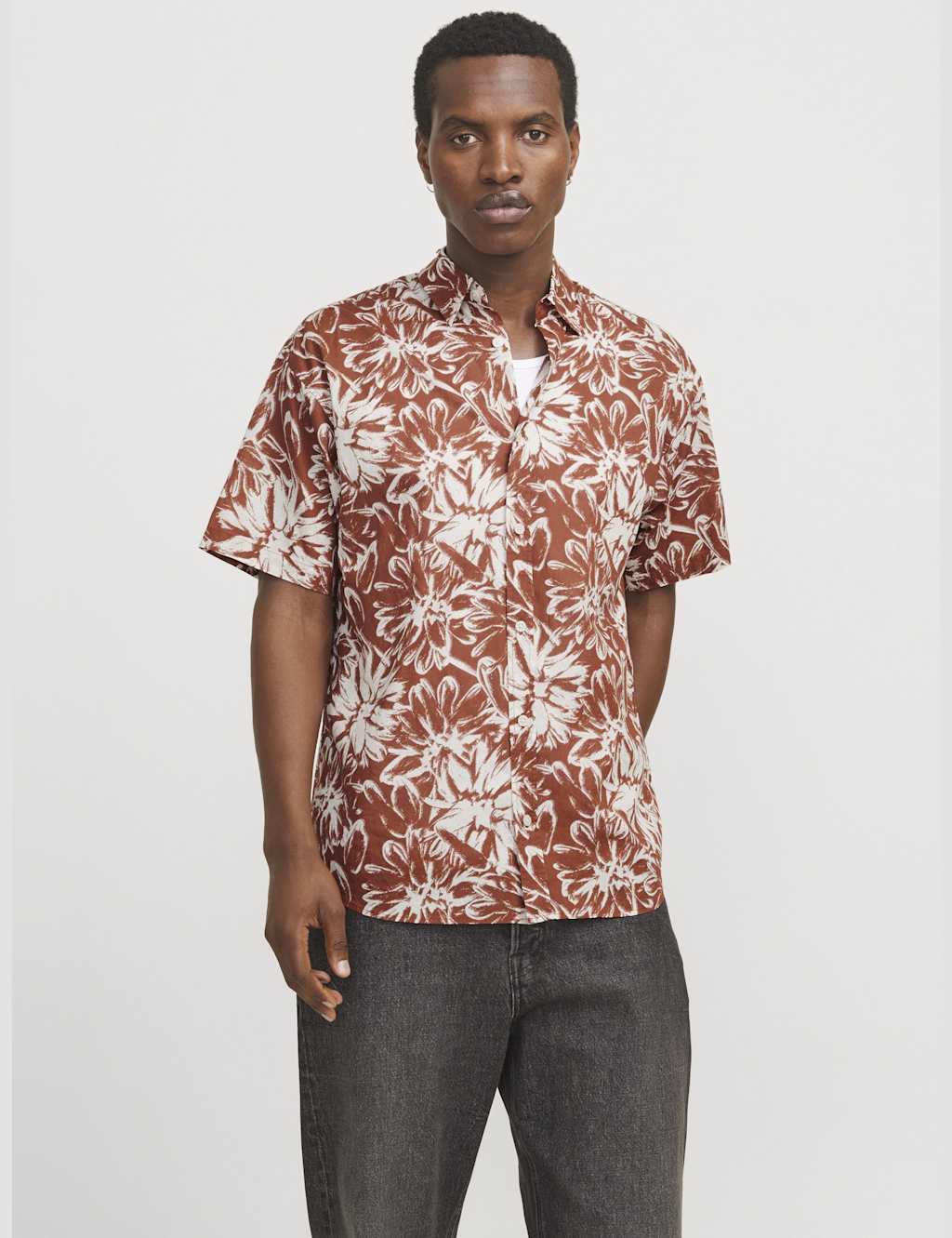 Pure Cotton Floral Shirt