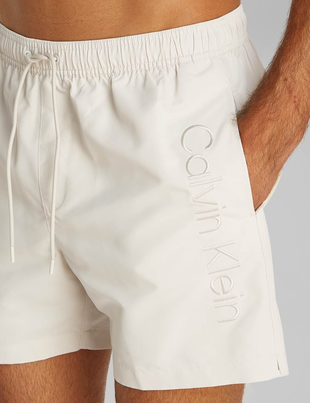 Logo Embroidery Swim Shorts