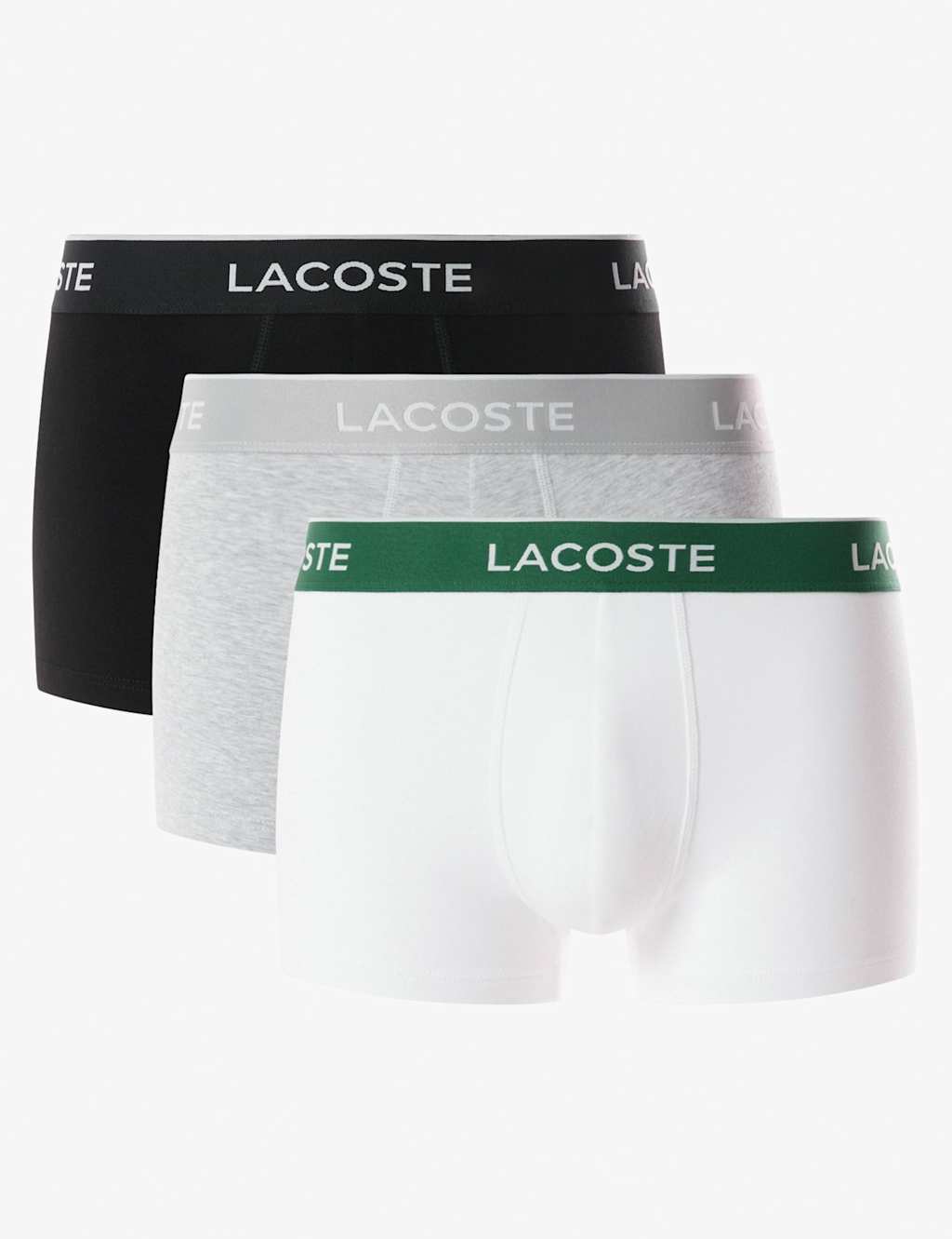 Lacoste 3pk Cotton Rich Trunks Multi