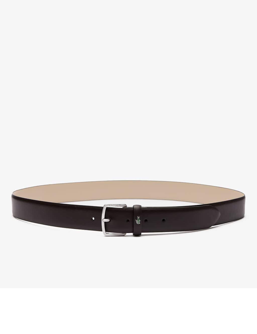 Lacoste Leather Belt Brown