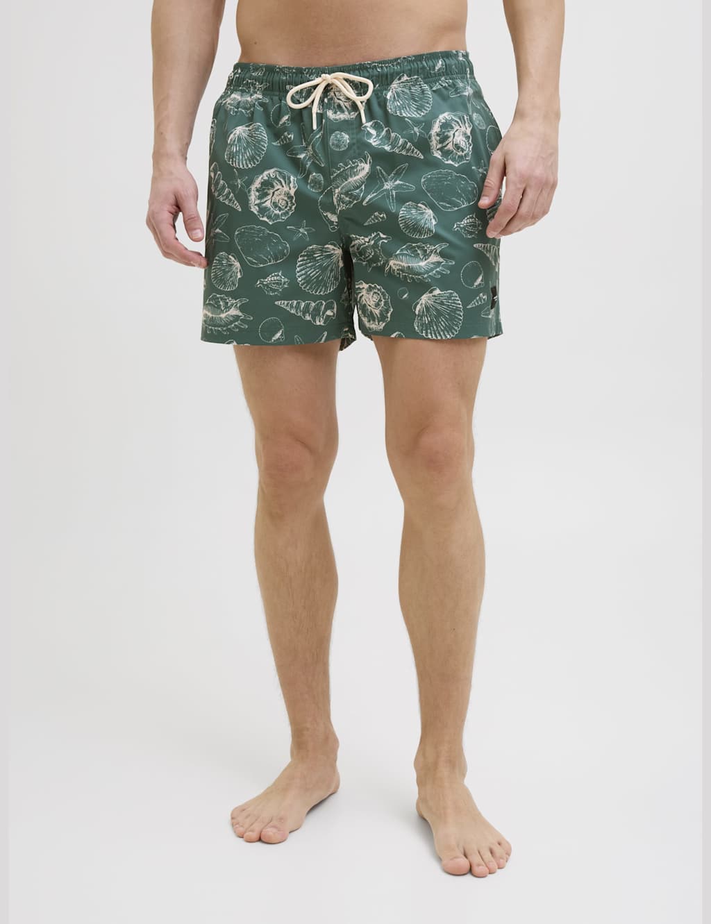 Shell Print Swim Shorts