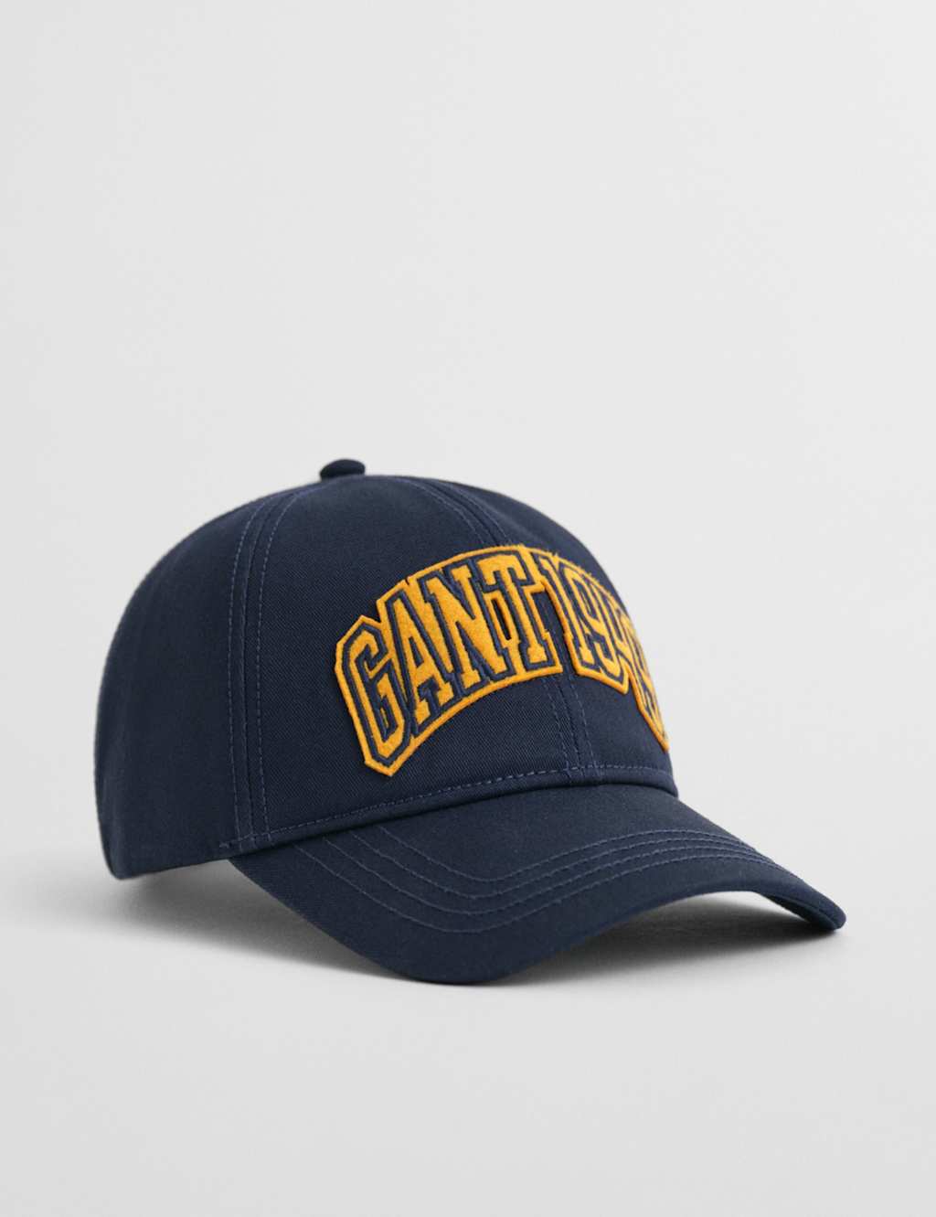 Gant Men's Pure Cotton Slogan Twill Baseball Cap - Navy - Available at M&S