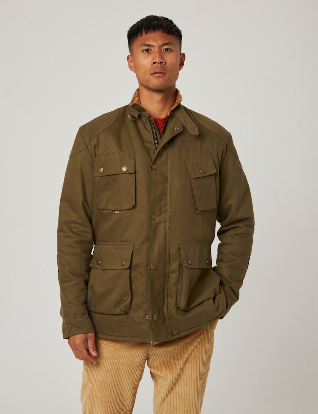 Peregrine Men's Pure Cotton Wax Jacket - M - Khaki - Available at M&S
