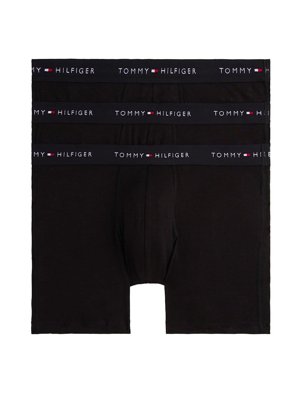 Tommy Hilfiger 3pk Cotton Rich Boxers Black