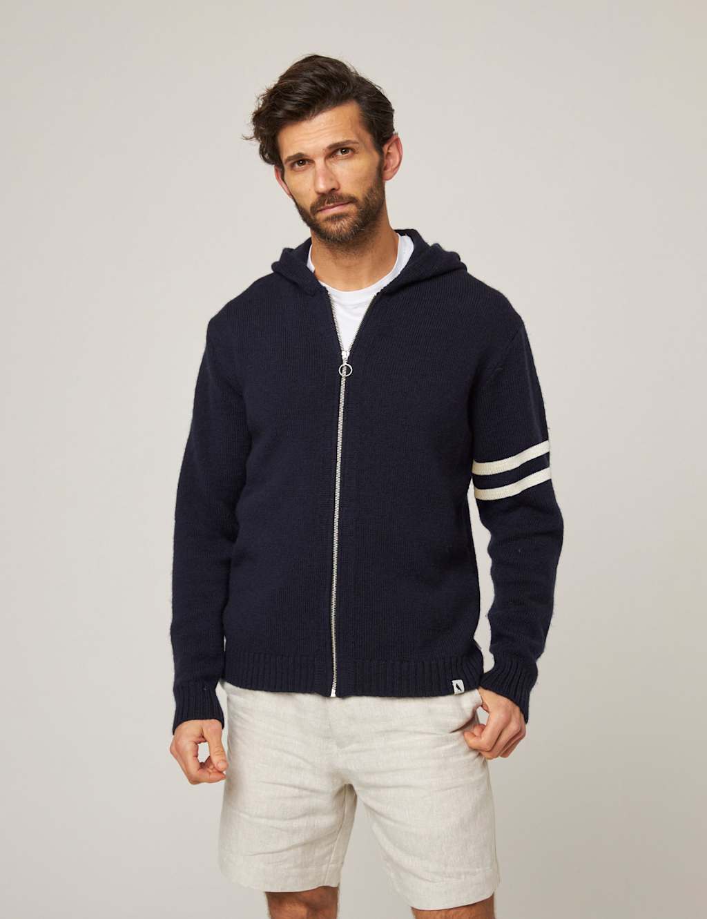 Pure Cotton Zip Up Hoodie