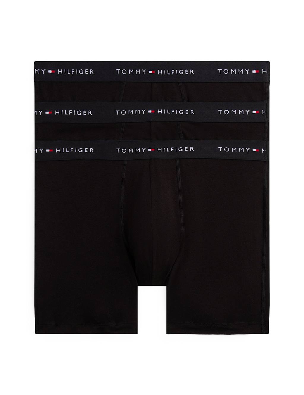 Tommy Hilfiger 3pk Cotton Rich Boxers Black