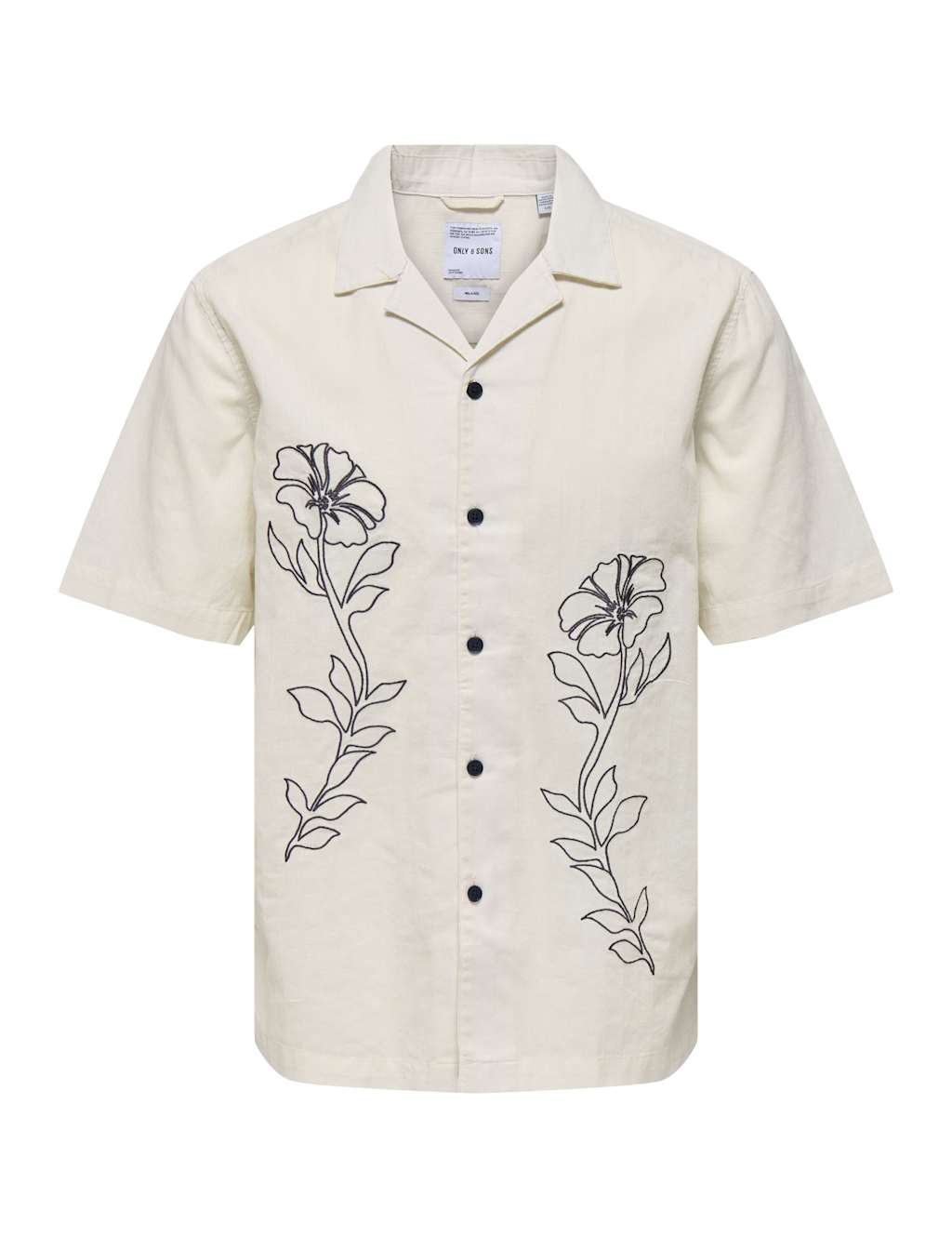 Pure Cotton Embroidered Shirt