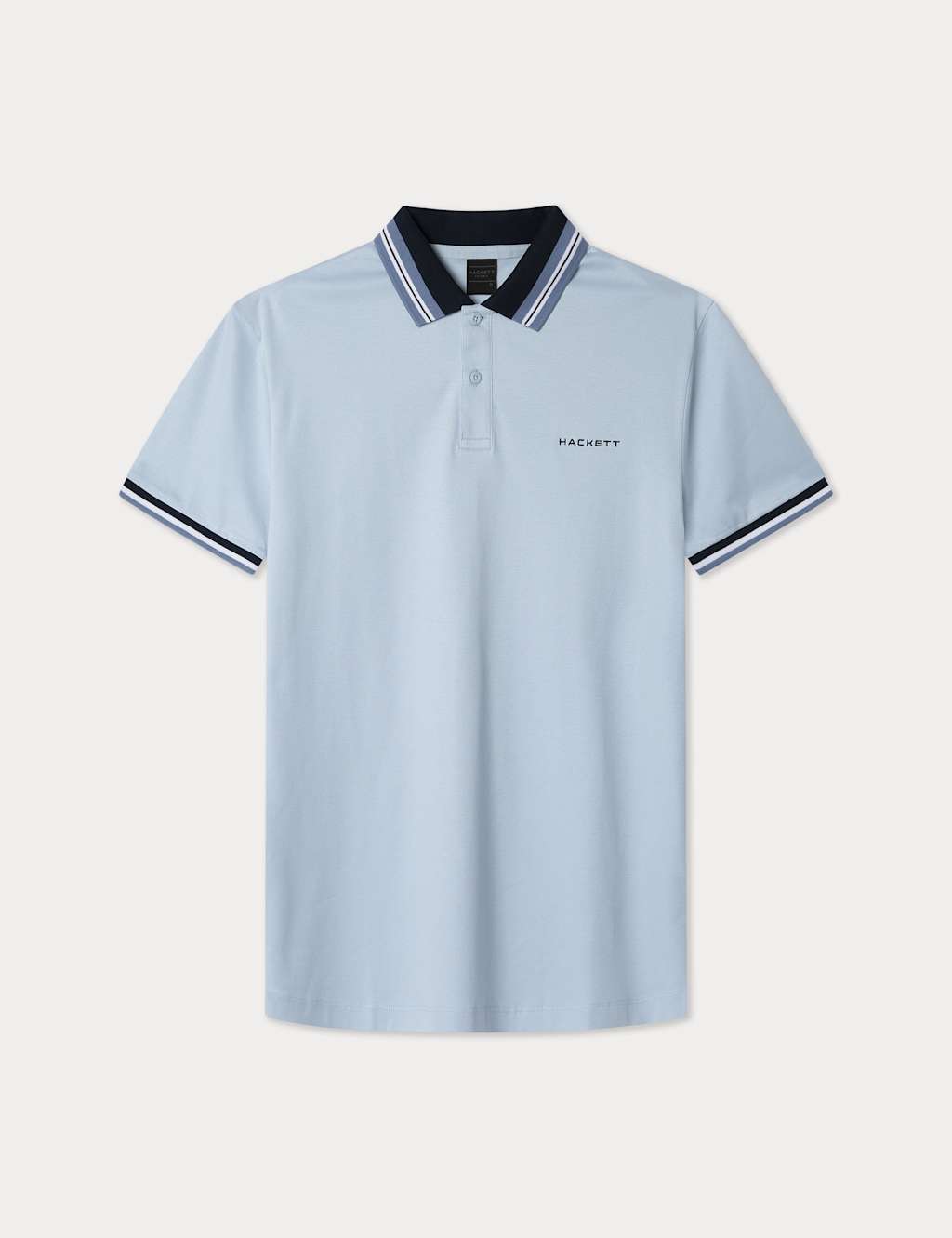 Pure Cotton Tipped Polo Shirt