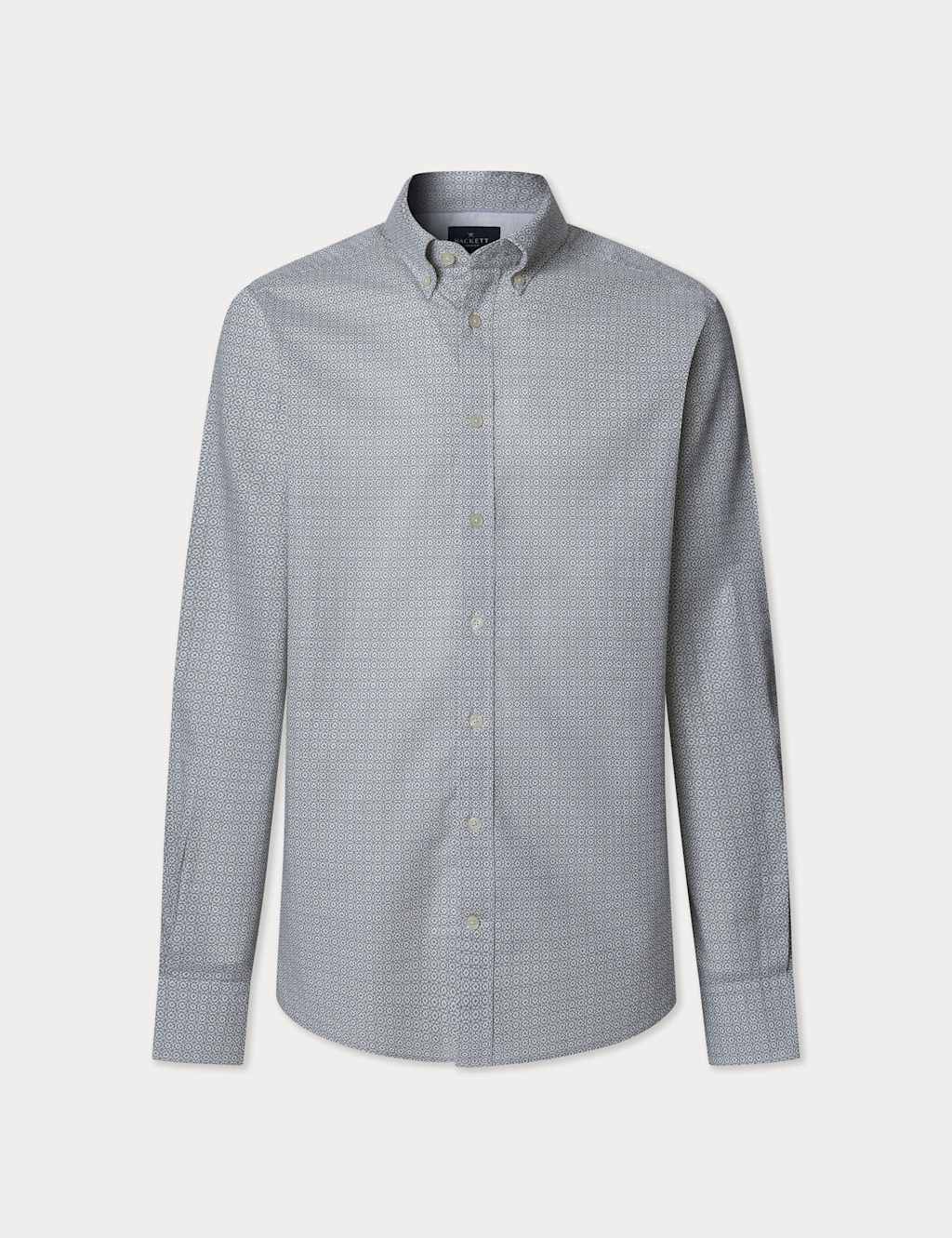 Pure Cotton Tiles Print Shirt