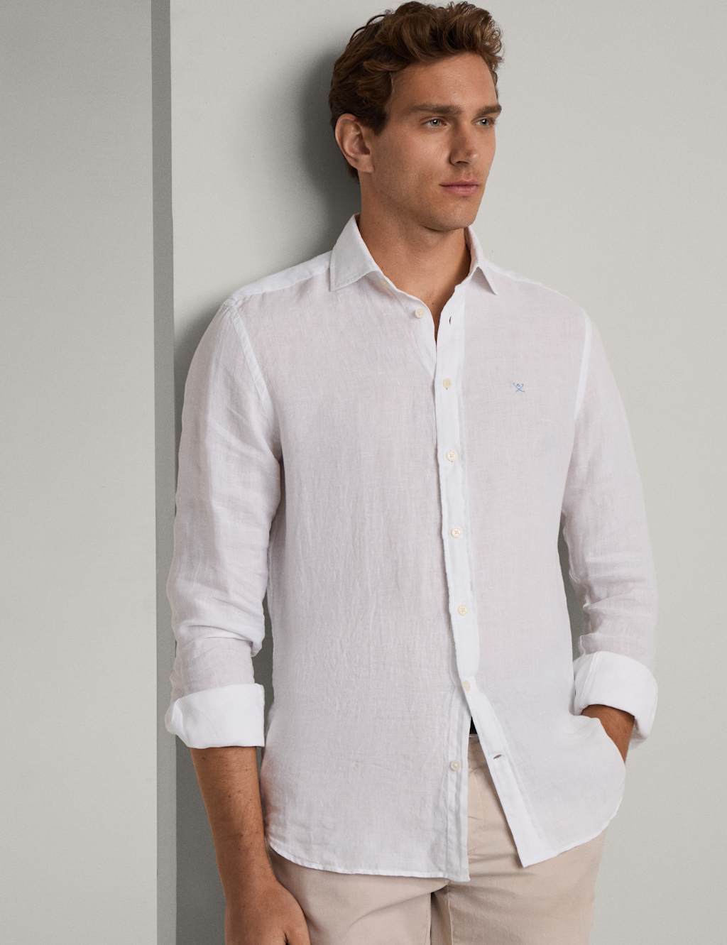 Regular Fit Pure Linen Shirt