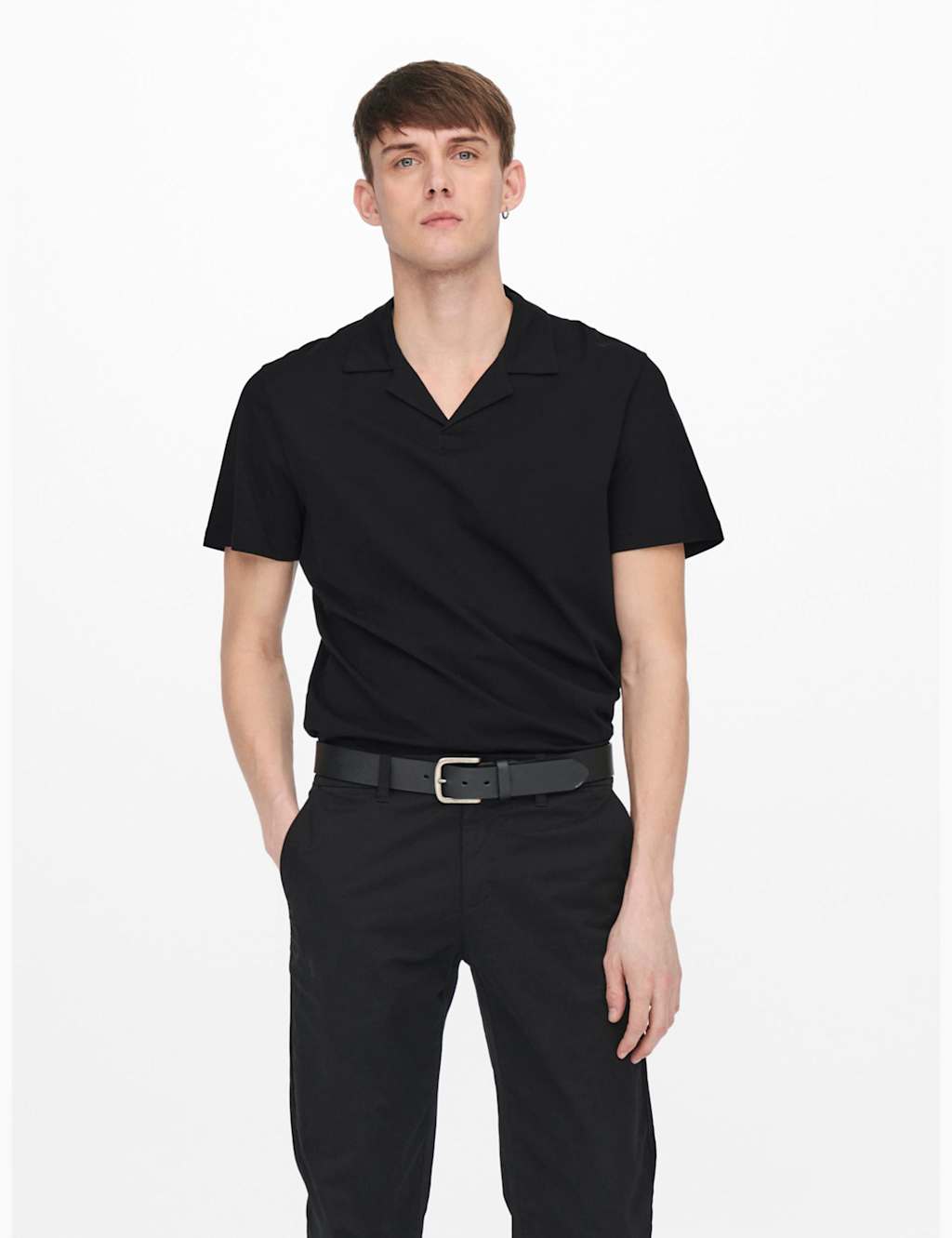 Pure Cotton Revere Polo Shirt