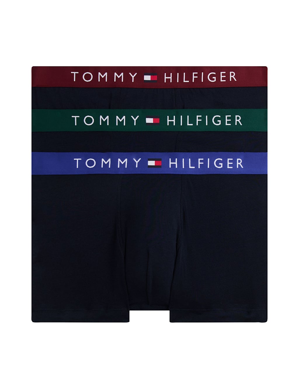 Tommy Hilfiger 3pk Cotton Rich Trunks Black Mix