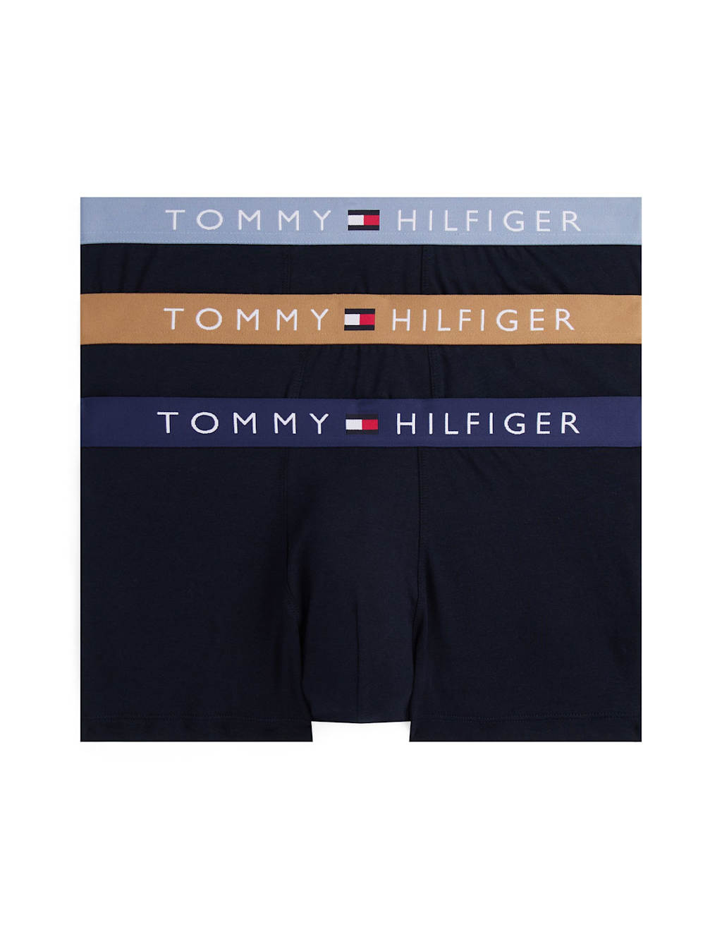 Tommy Hilfiger 3pk Cotton Rich Trunks Black Mix