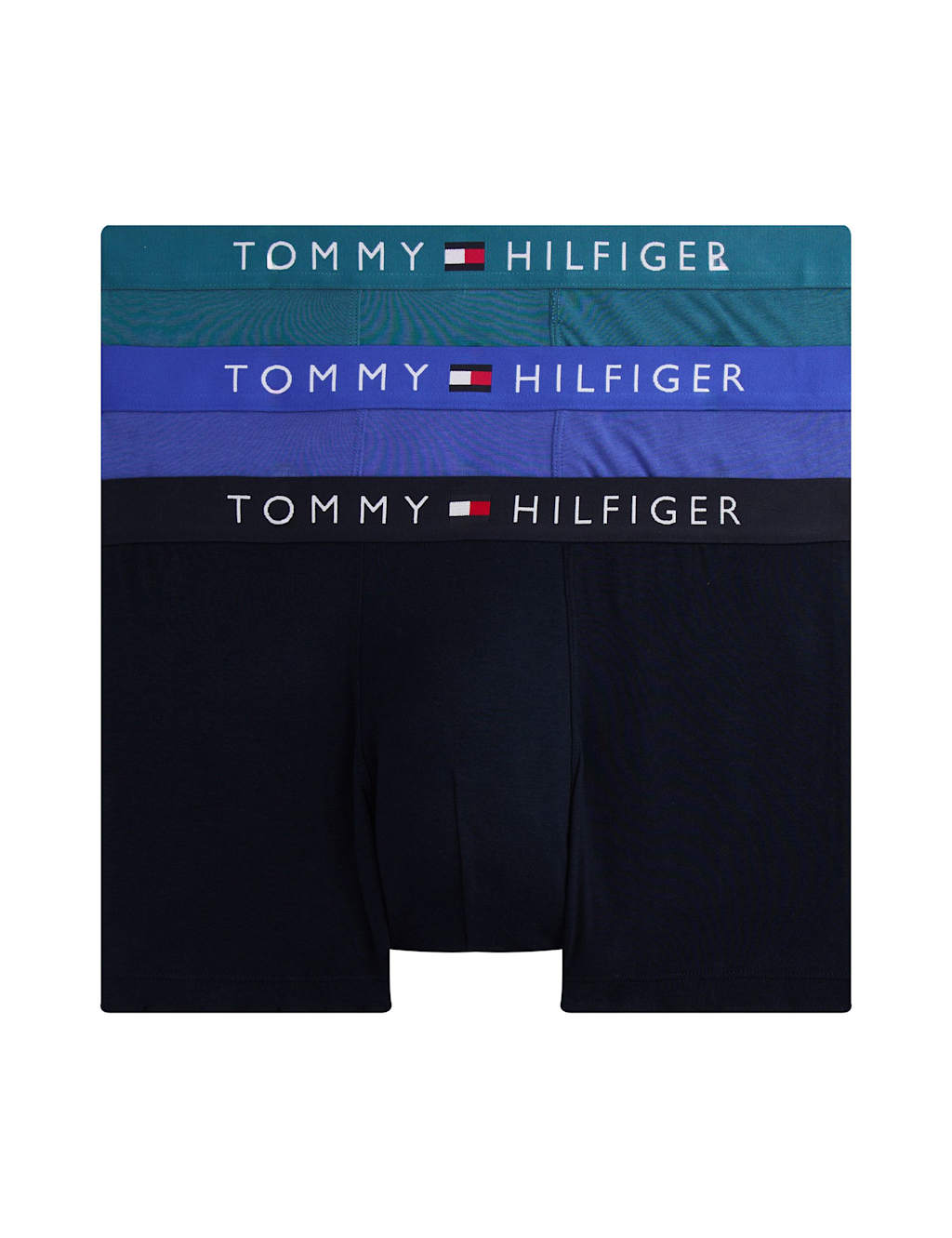 Tommy Hilfiger 3pk Cotton Rich Trunks Multi