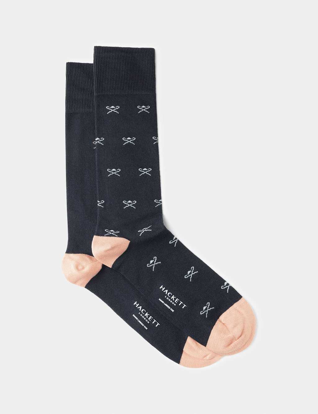 2pk Logo Cotton Rich Socks