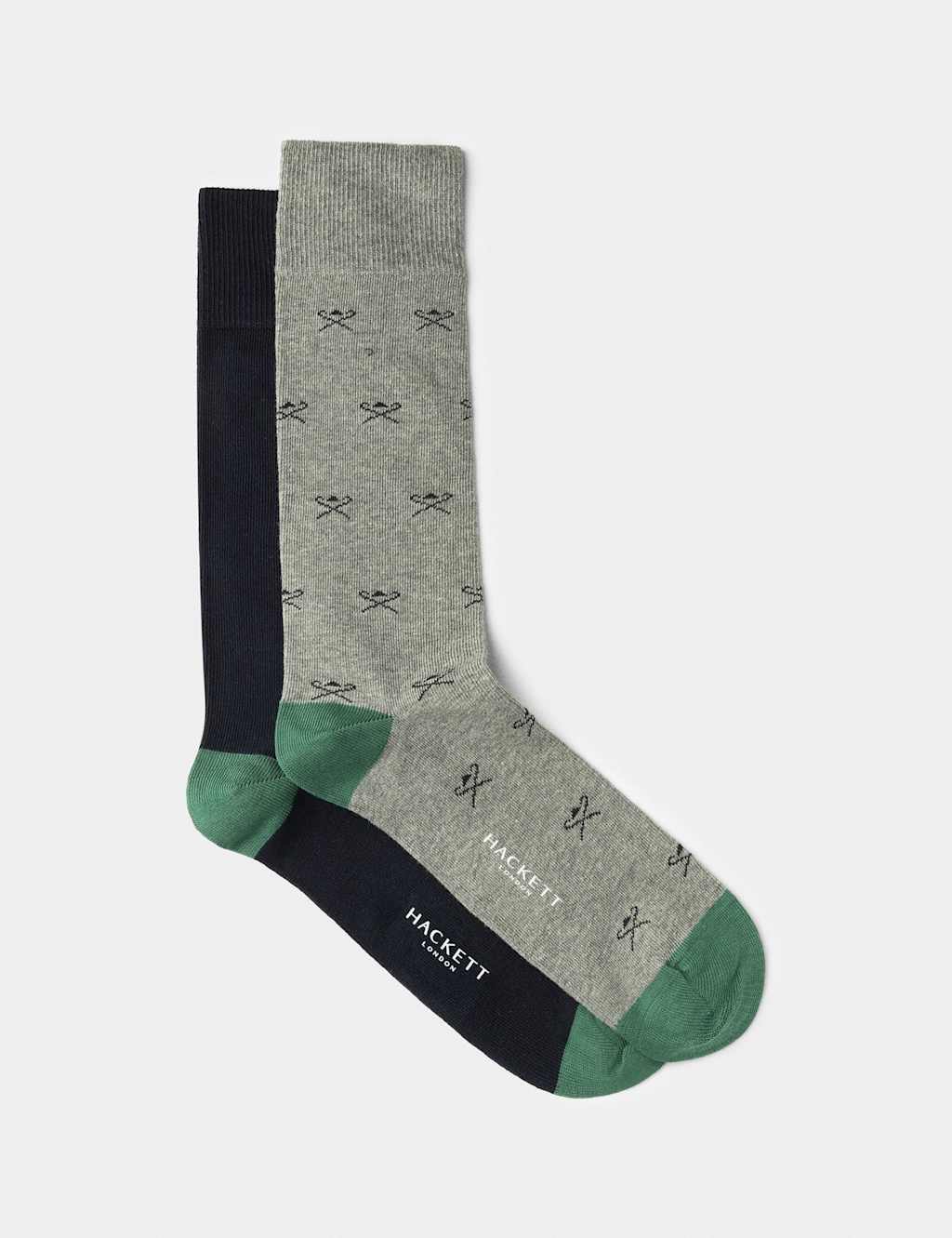 2pk Logo Cotton Rich Socks
