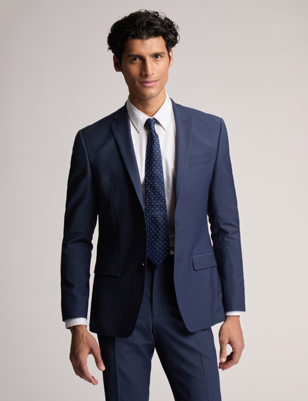 Wool Rich Slim Fit Jacket