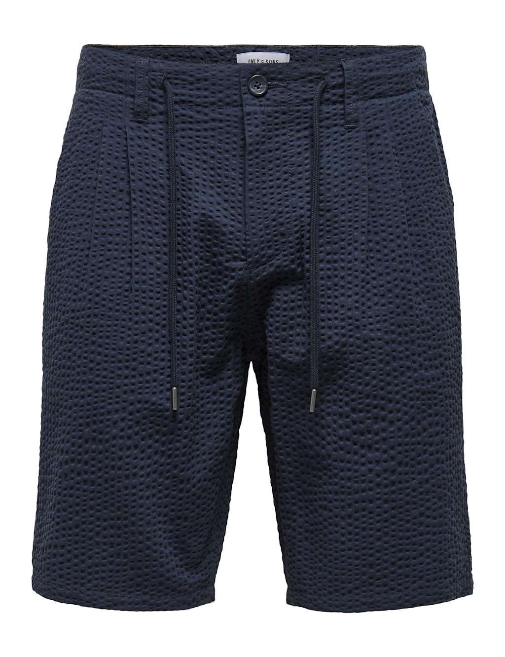 Seersucker Drawstring Shorts
