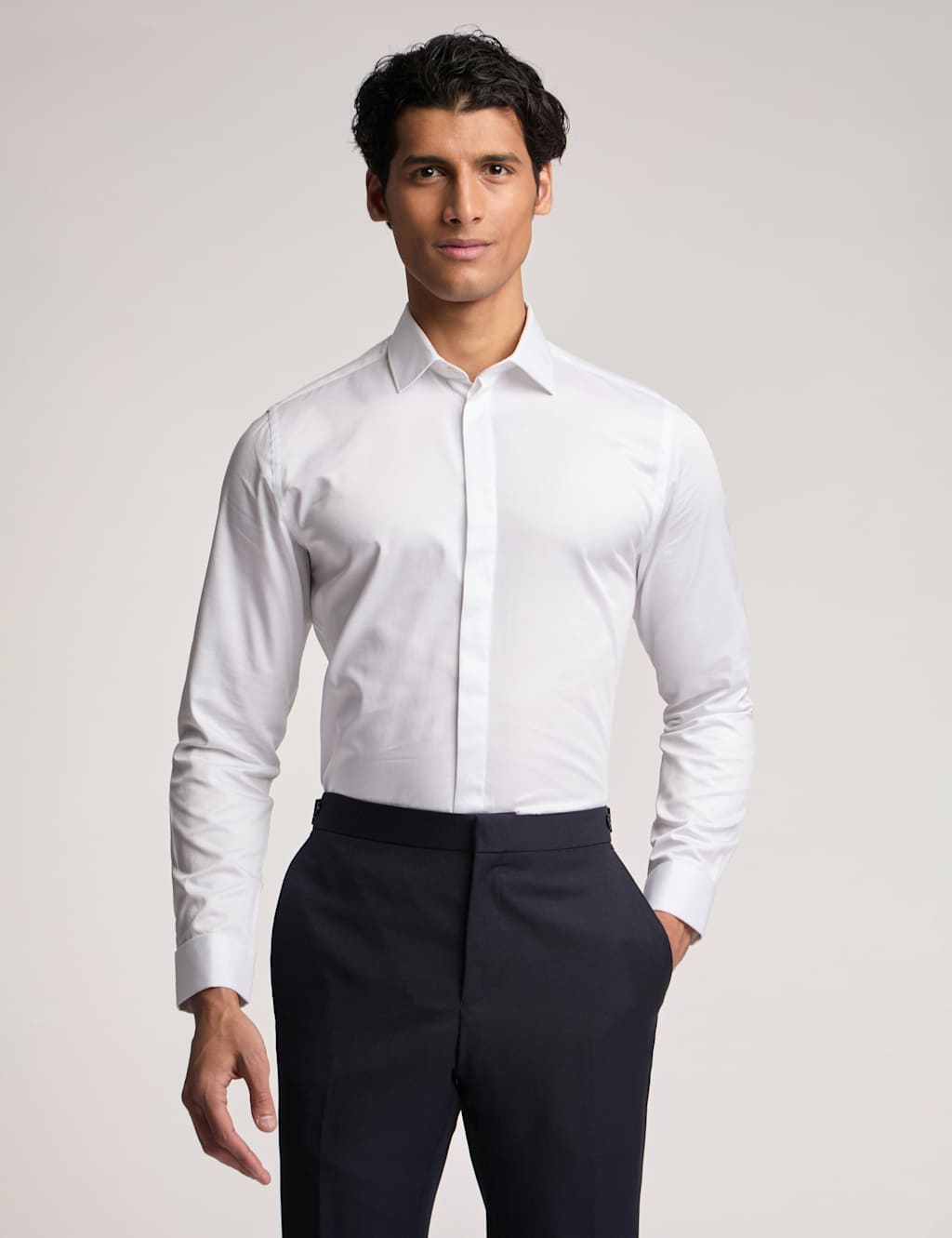 Pure Cotton Slim Fit Dress Shirt
