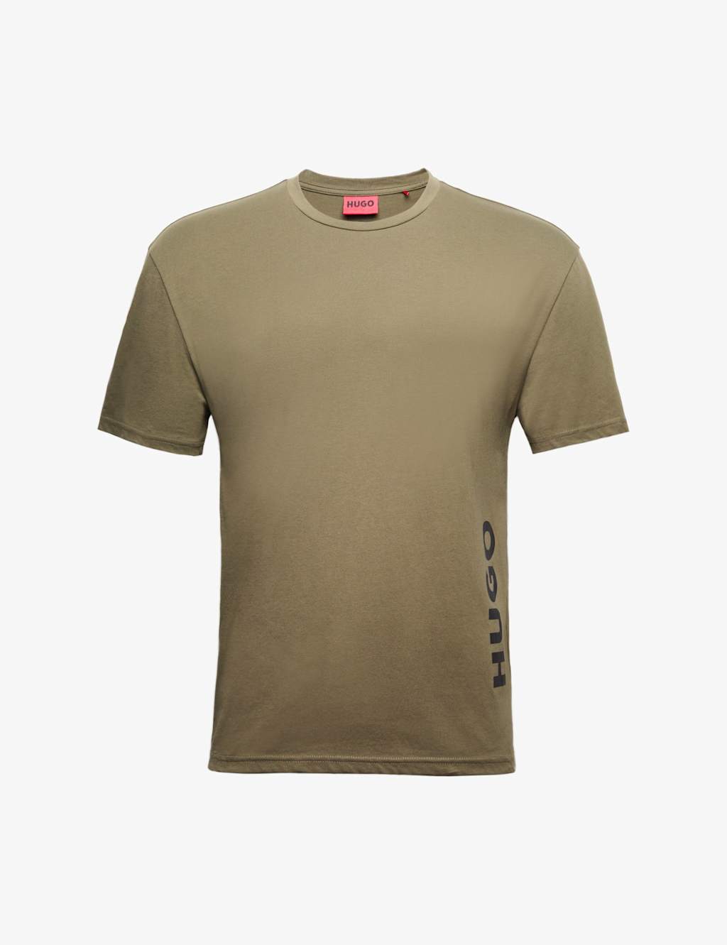 Hugo Men's Pure Cotton Crew Neck T-Shirt - M - Khaki - Available at M&S