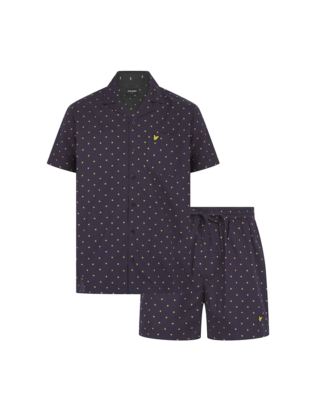 Pure Cotton Polka Dot Loungewear Set