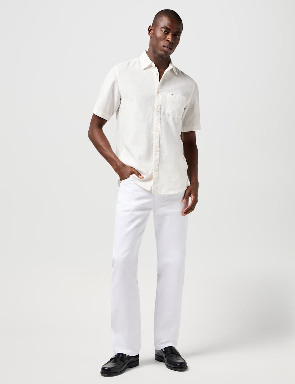 Straight Fit Pure Cotton Jeans