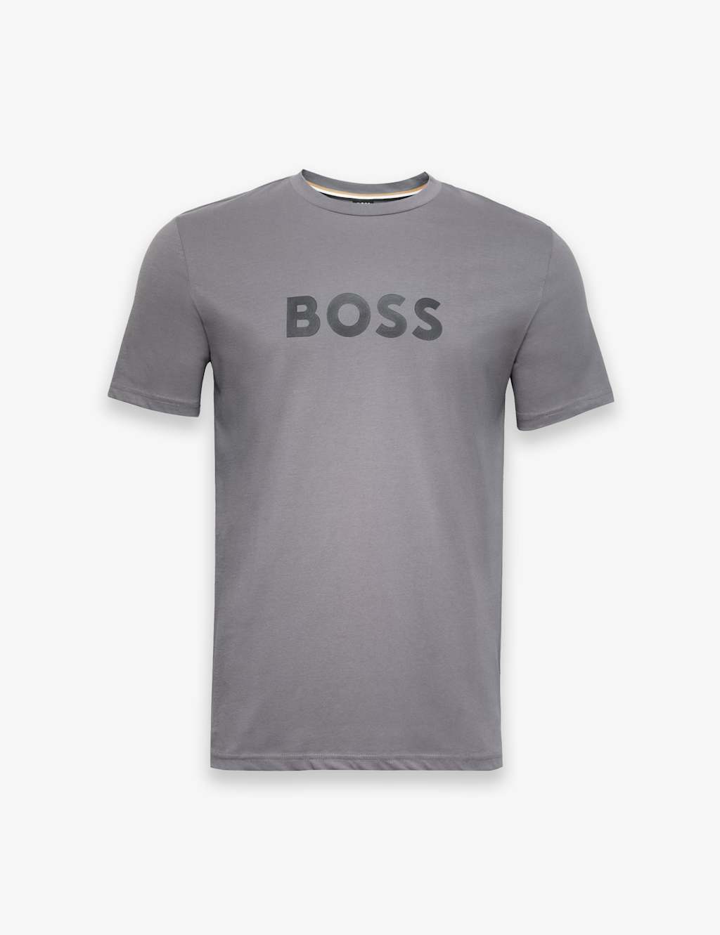 Boss Men's Pure Cotton Crew Neck T-Shirt - M - Dark Grey - Available at M&S