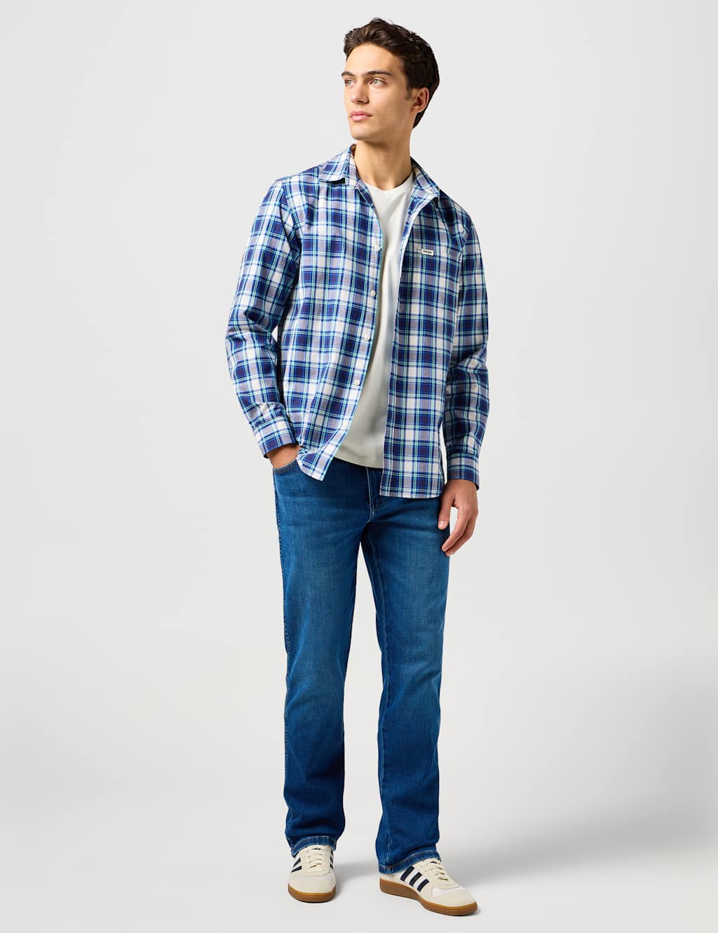 Straight Fit 5 Pocket Jeans