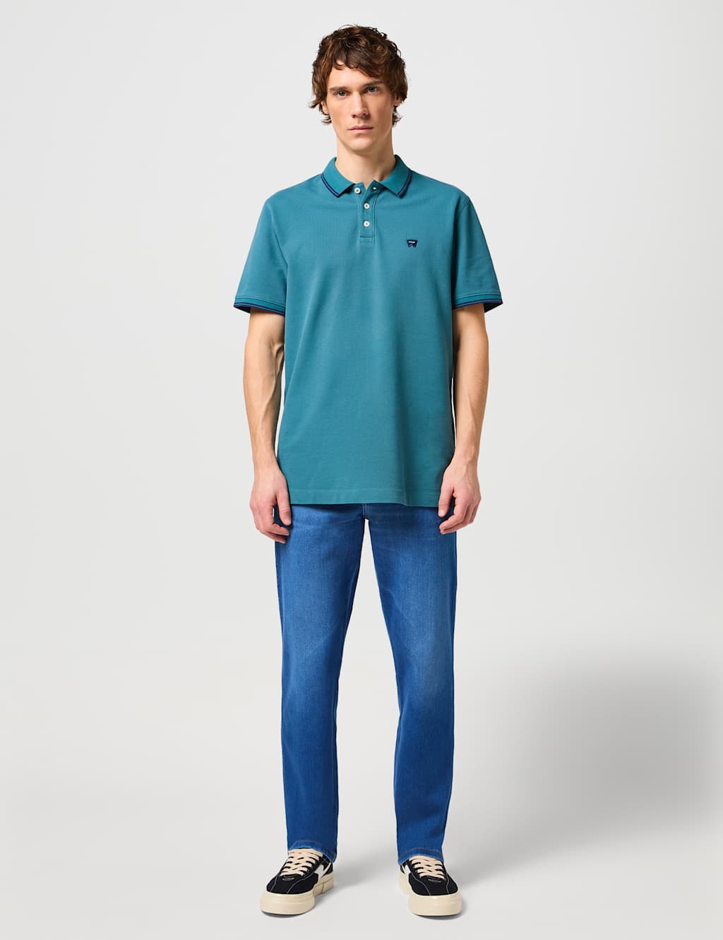 Straight Fit 5 Pocket Jeans