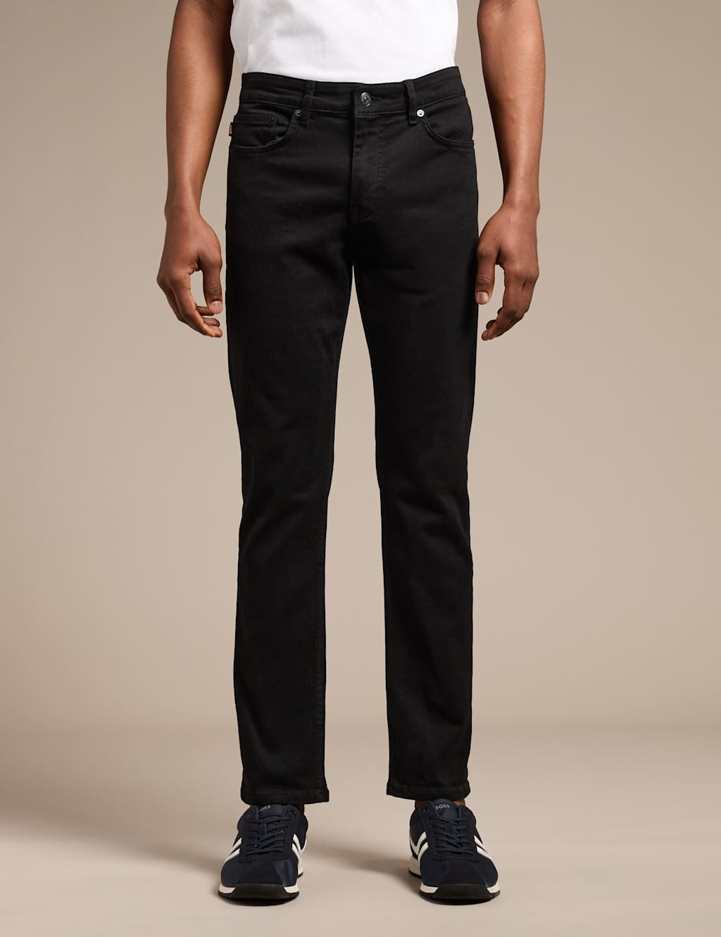 Boss Men's Slim Fit Jeans - 34/32in - Black - Available at M&S