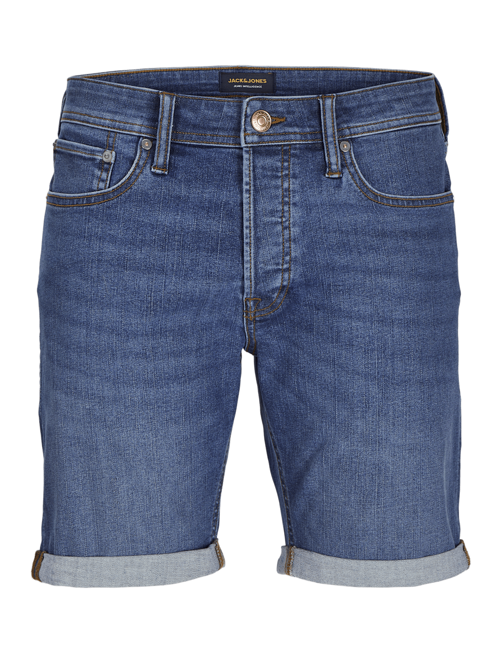 JACK & JONES Regular Fit Denim Shorts Blue Denim