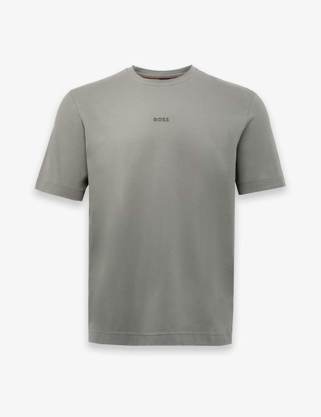 Boss Men's Cotton Rich Logo T-Shirt - L - Dark Grey - Available at M&S