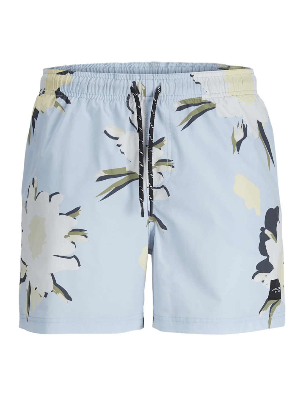 JACK & JONES Floral Swim Shorts Blue Mix