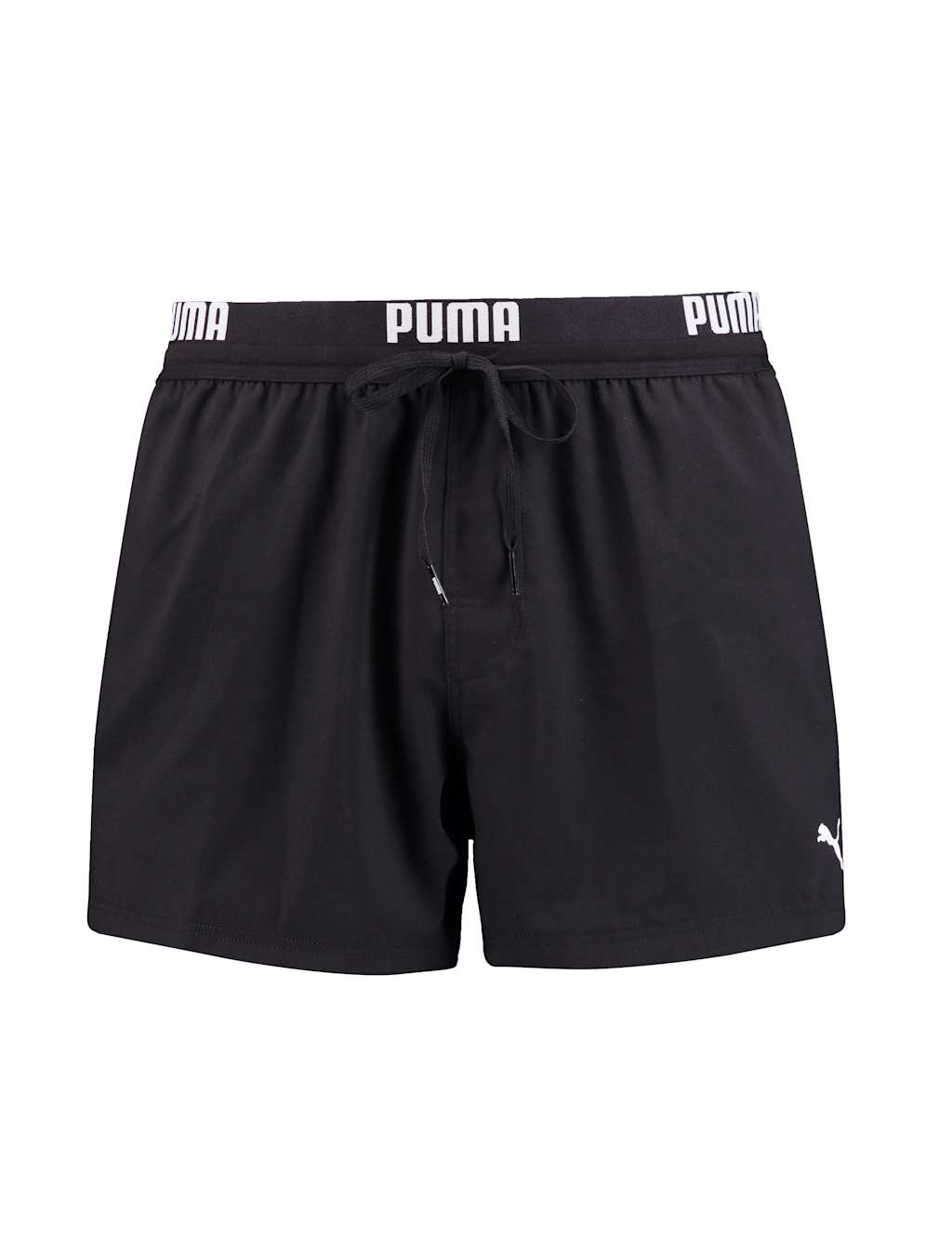 Puma Men's Sport Zip Pocket Swim Shorts - S - Black/Black