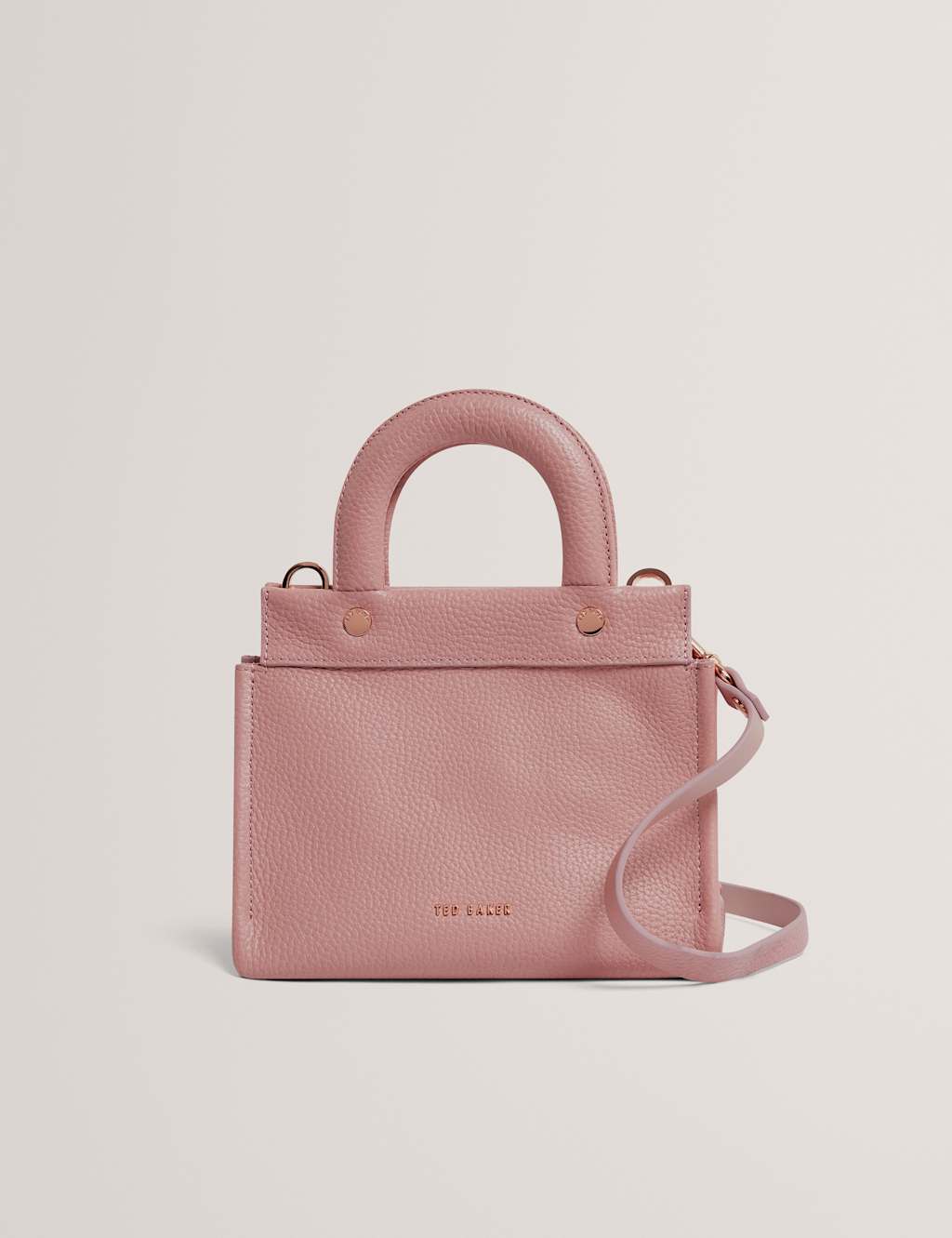 Ted Baker Women's Leather Top Handle Tote Bag - Light Pink - Available at M&S