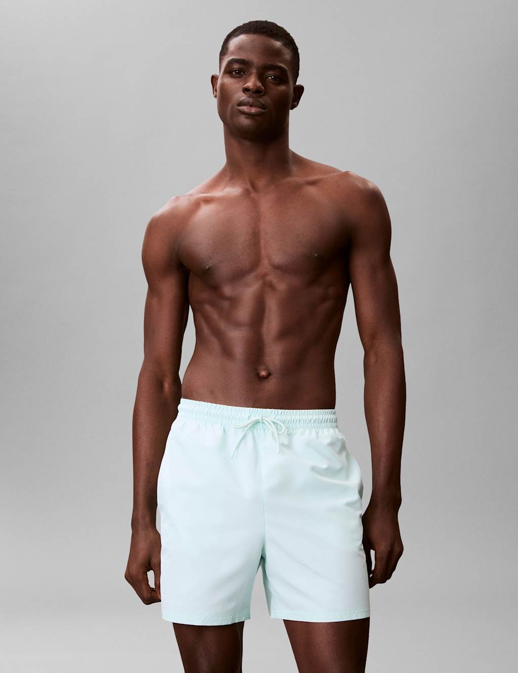 Calvin Klein Men's Graphic Swim Shorts - 4XL - Light Green - Available at M&S