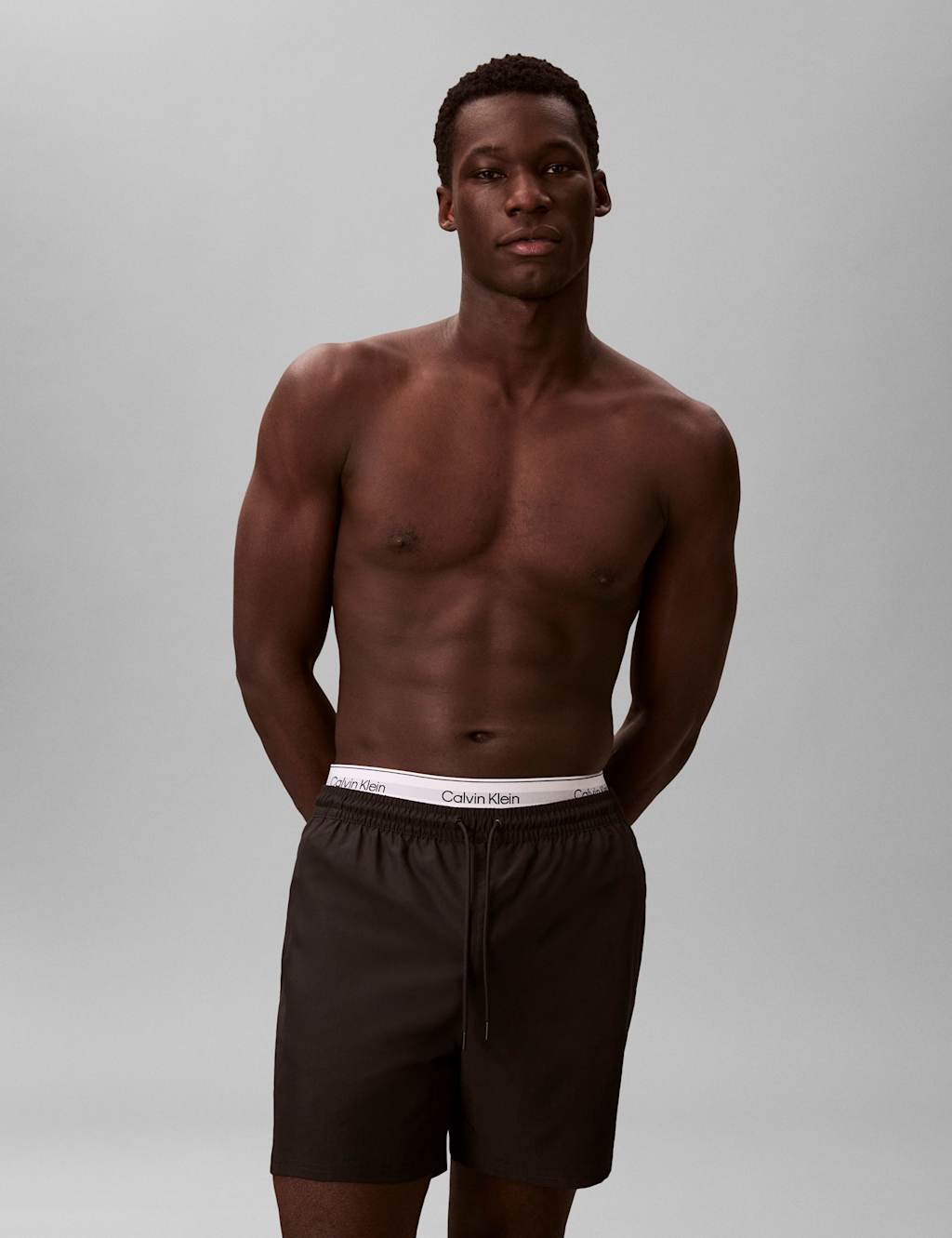 Calvin Klein Men's Essentials Swim Shorts - XL - Black - Available at M&S