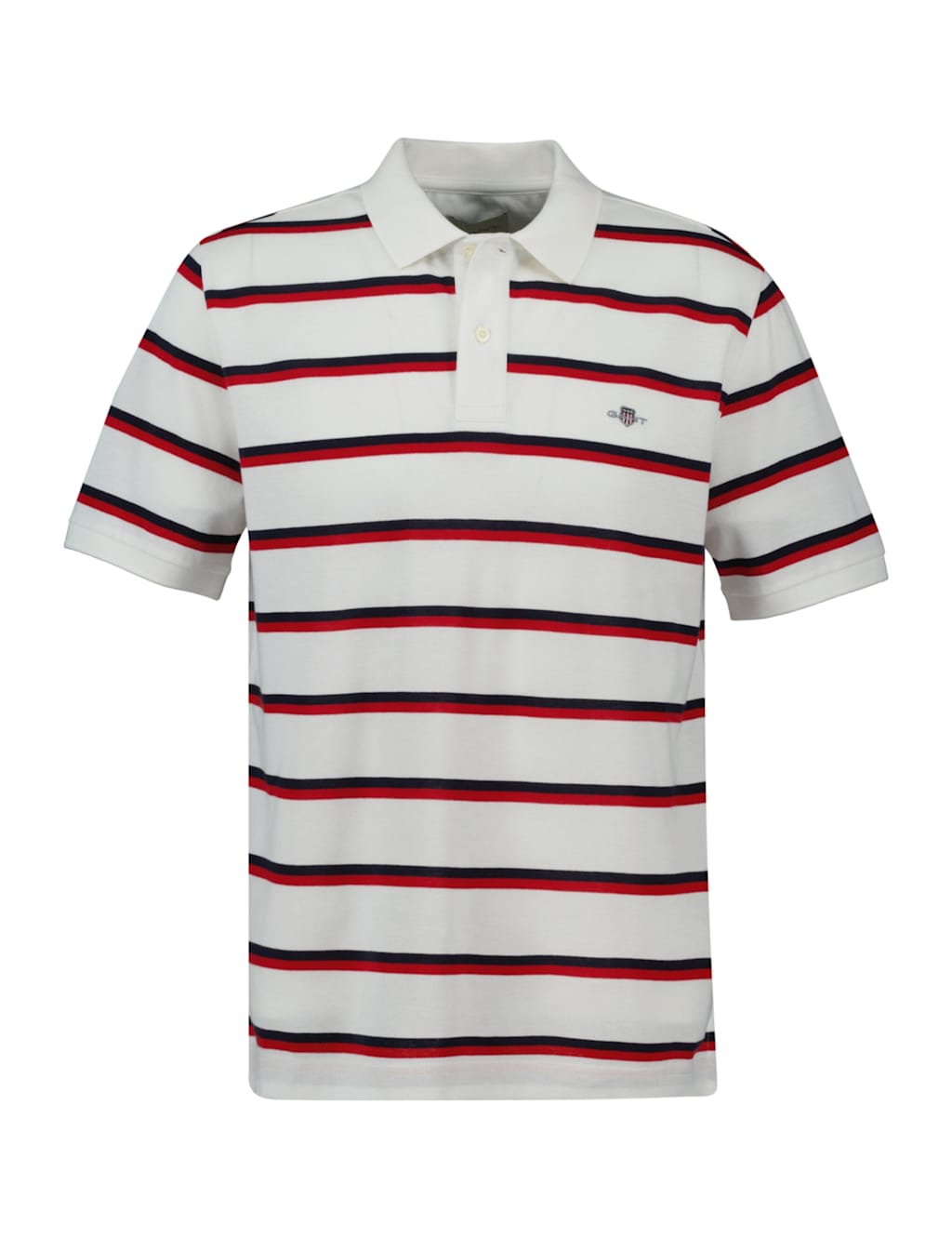 Pure Cotton Striped Polo Shirt