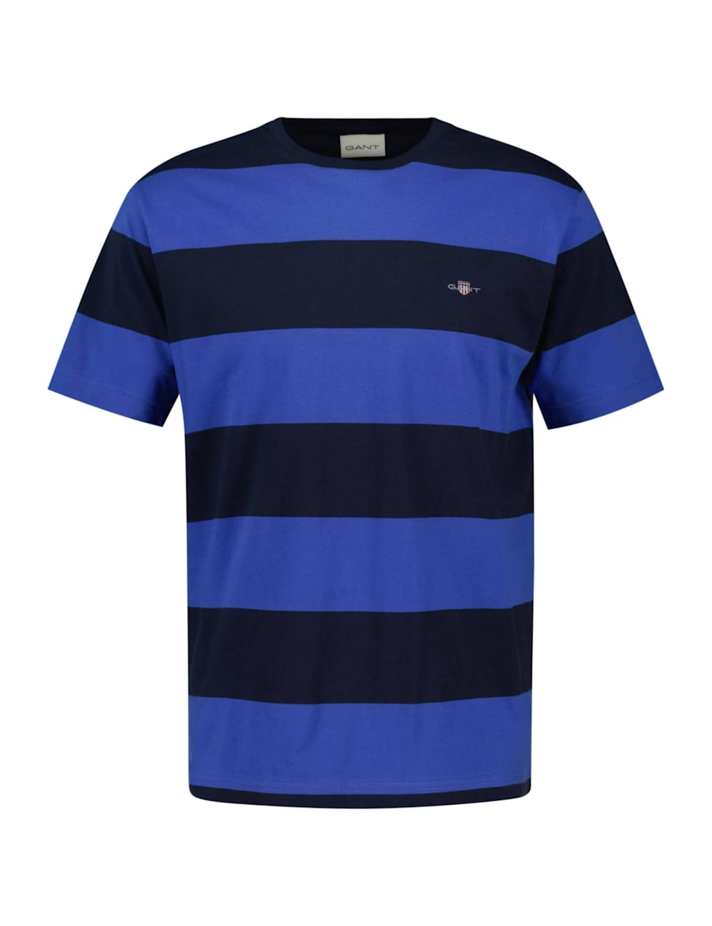GANT Pure Cotton Striped T-Shirt Blue Mix